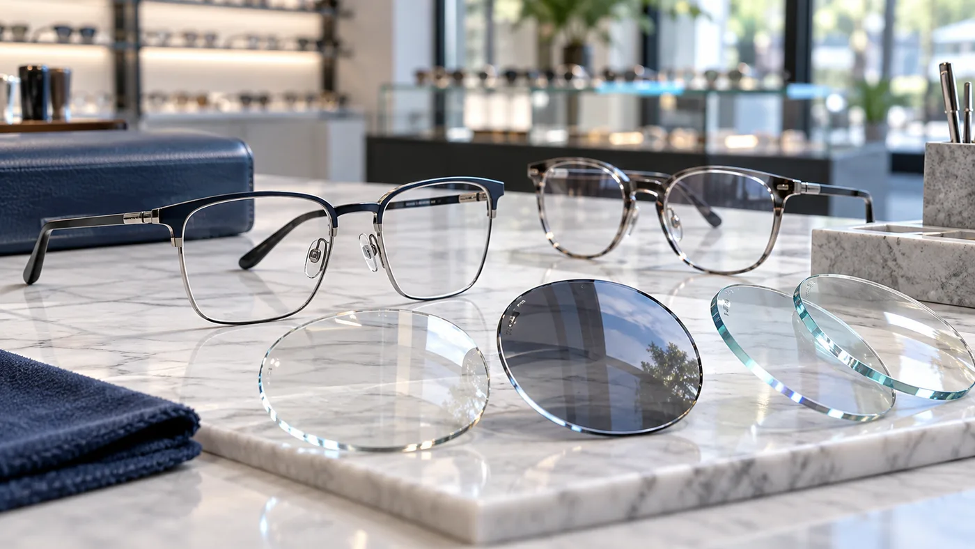 Tipos de lentes y armazones